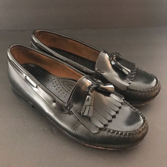Vintage Bass Layton preppy kiltie tassle loafers - Picture 5 of 7
